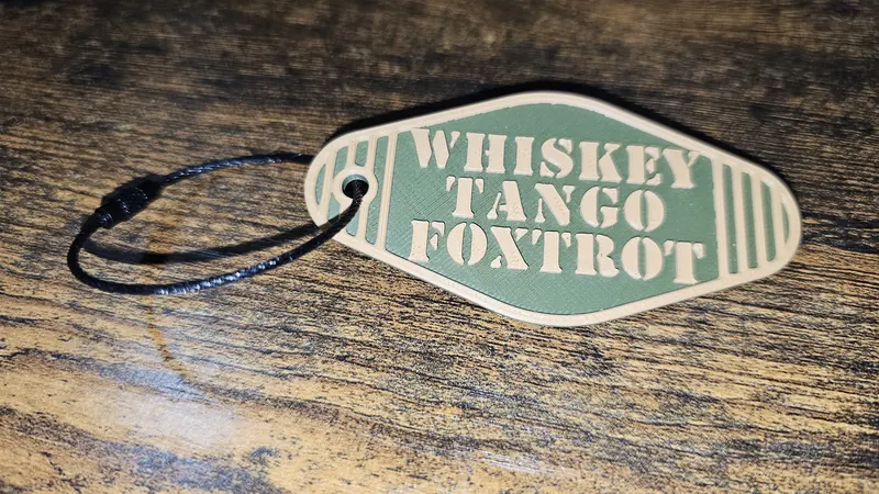 Custom Keychain - Personalized 3D printed keychain